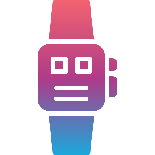 reloj inteligente Generic Flat Gradient icono