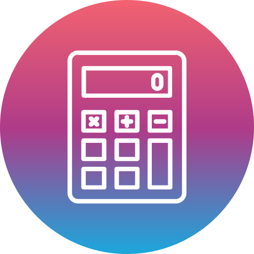 taschenrechner Generic Flat Gradient icon