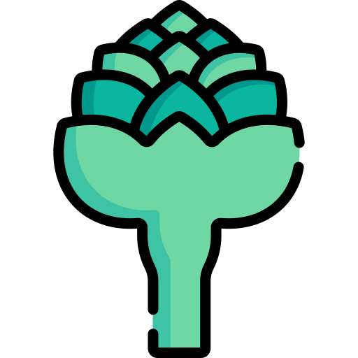 alcachofa Special Lineal color icono