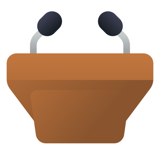 podium Generic Flat Gradient icoon