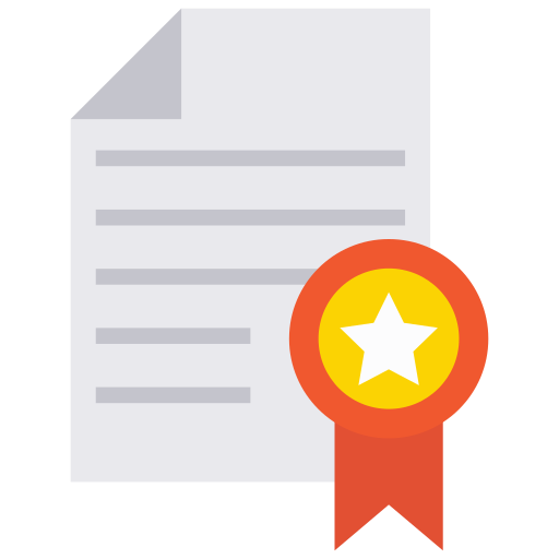 certificado Generic Flat icono