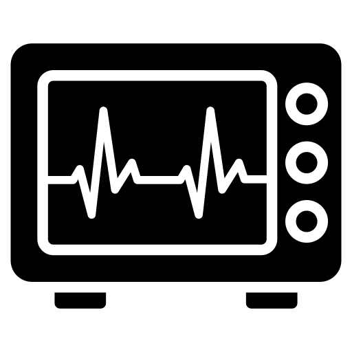 ecg Generic Glyph Ícone