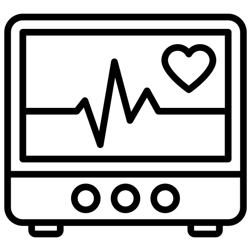 cardiogram Generic Detailed Outline icoon