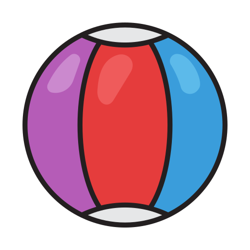 Ball Generic Outline Color icon