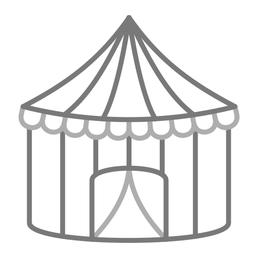namiot cyrkowy Generic Grey ikona