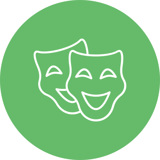 Театральные маски Generic Flat иконка