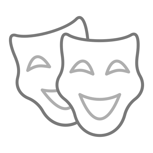 Theater masks Generic Grey icon