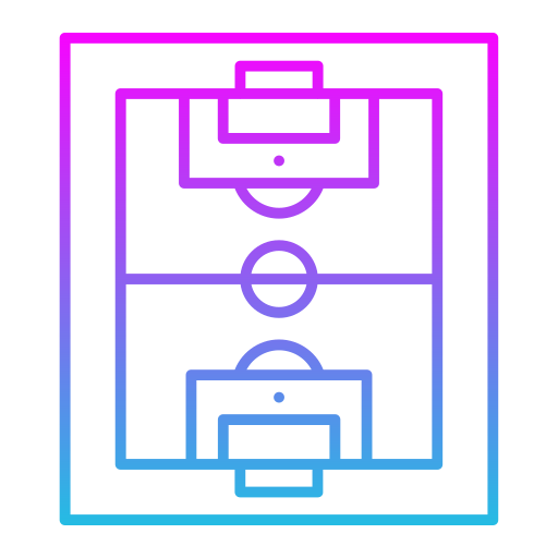 Футбольное поле Generic Gradient иконка