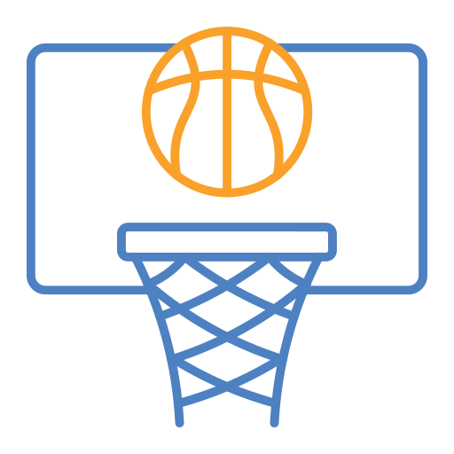 basketbal Generic Outline Color icoon