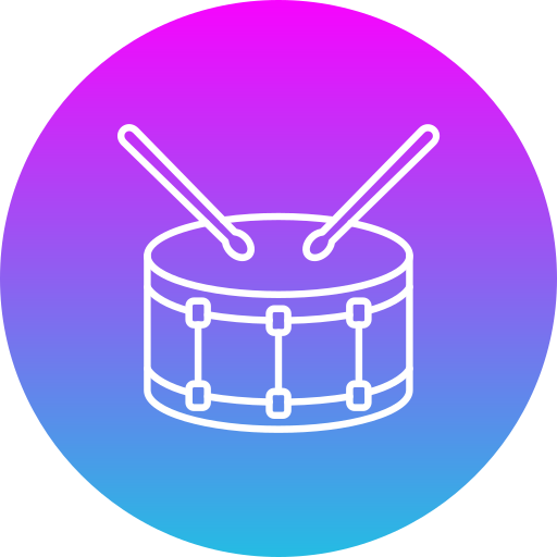 Drum Generic Flat Gradient icon