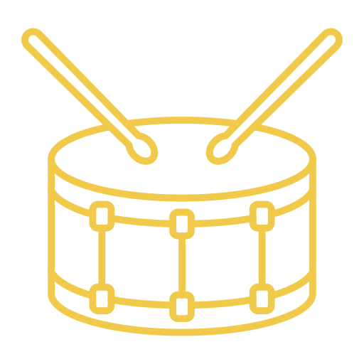 tambor Generic Simple Colors Ícone