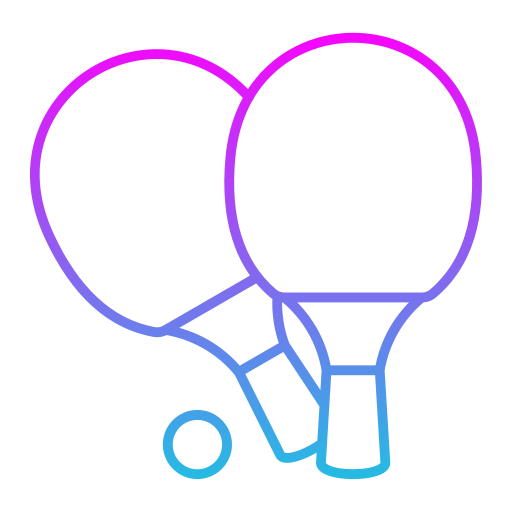 Ping pong Generic Gradient icon