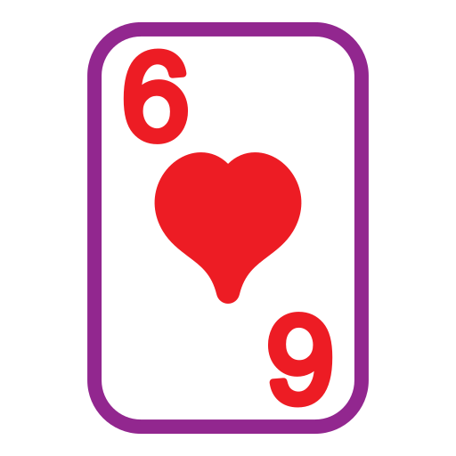 zes van harten Generic Mixed icoon