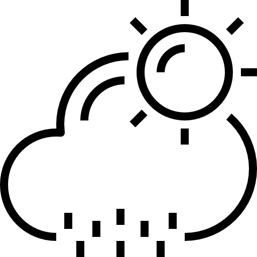 piovoso kank Lineal icona