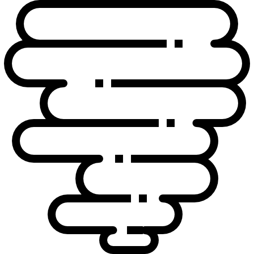 竜巻 kank Lineal icon