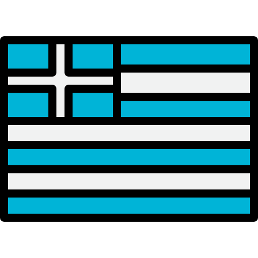 grecja kank Lineal Color ikona