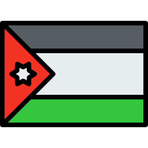 jordania kank Lineal Color ikona