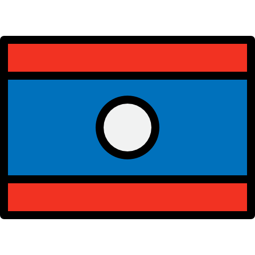 ラオス kank Lineal Color icon