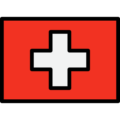 schweiz kank Lineal Color icon
