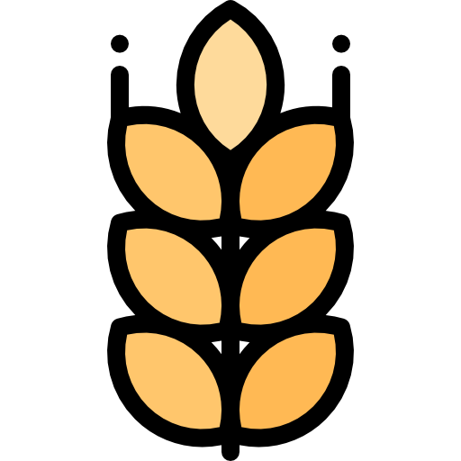 Rice Detailed Rounded Lineal color icon