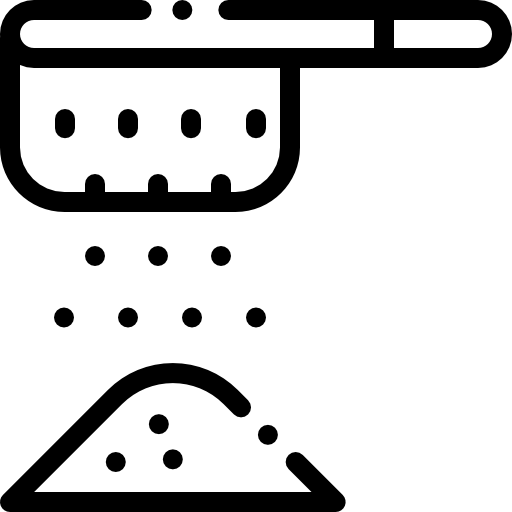 tamiz Detailed Rounded Lineal icono