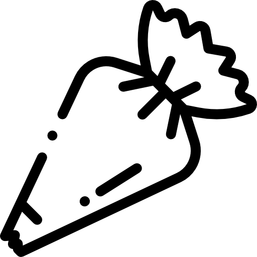 Кондитерский мешок Detailed Rounded Lineal иконка