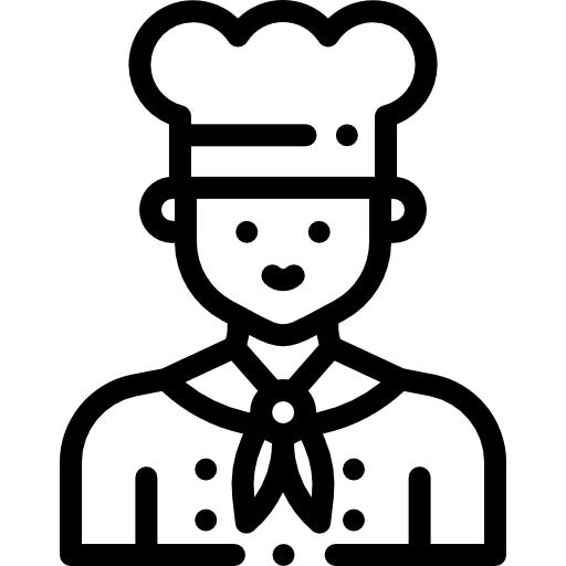 シェフ Detailed Rounded Lineal icon
