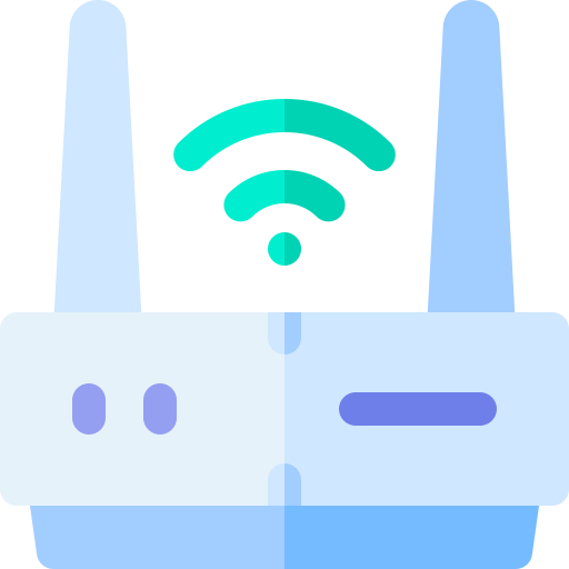 router Basic Rounded Flat icona