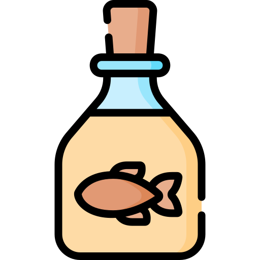 생선 기름 Special Lineal color icon