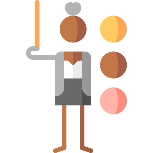 Mentoring Puppet Characters Flat icon