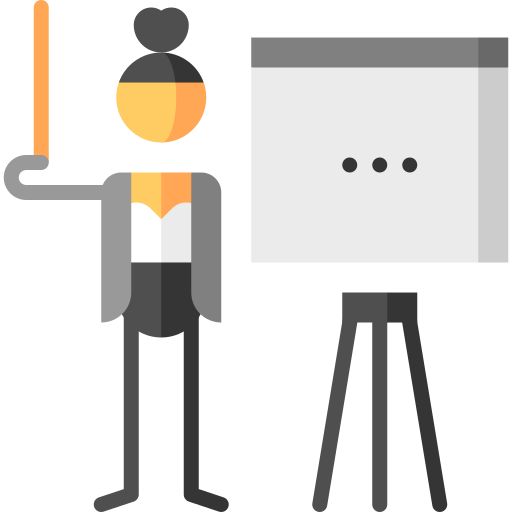 Training Puppet Characters Flat icon