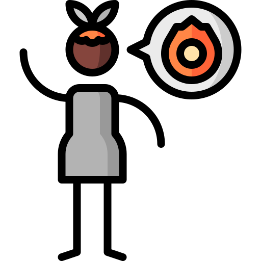 モチベーション Puppet Characters Lineal Color icon