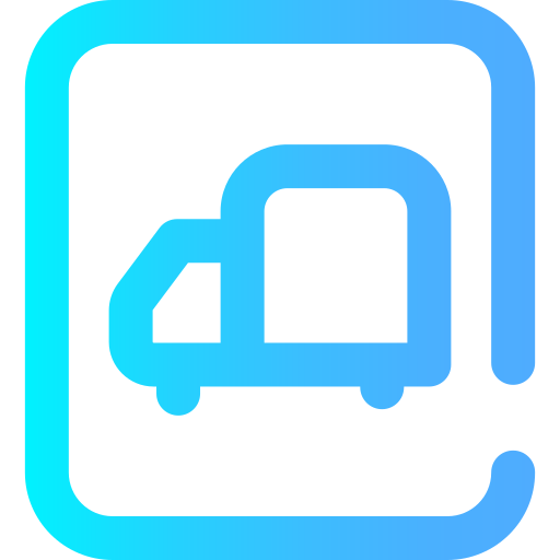 トラック Super Basic Omission Gradient icon