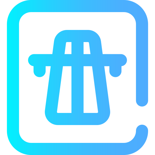 고속도로 Super Basic Omission Gradient icon