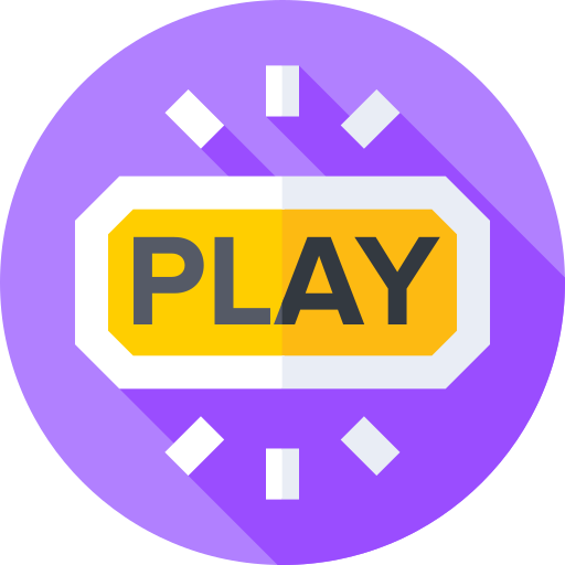Play Flat Circular Flat icon