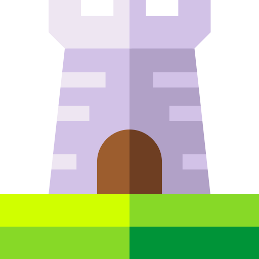 Tower Basic Straight Flat icon