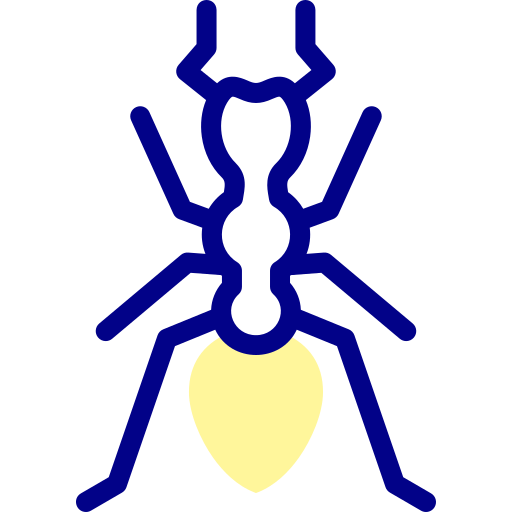 蟻 Detailed Mixed Lineal color icon