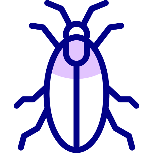 Cockroach Detailed Mixed Lineal color icon