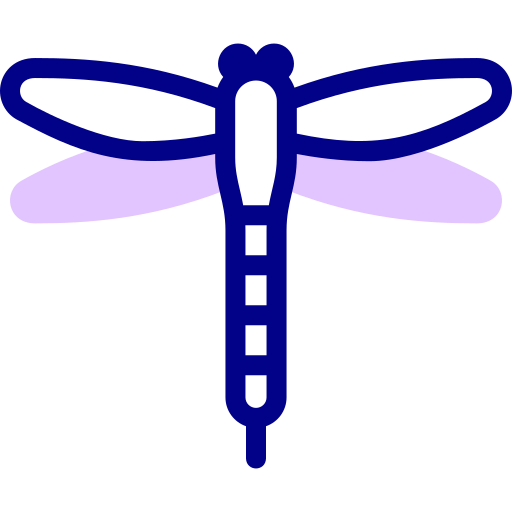 Dragonfly Detailed Mixed Lineal color icon