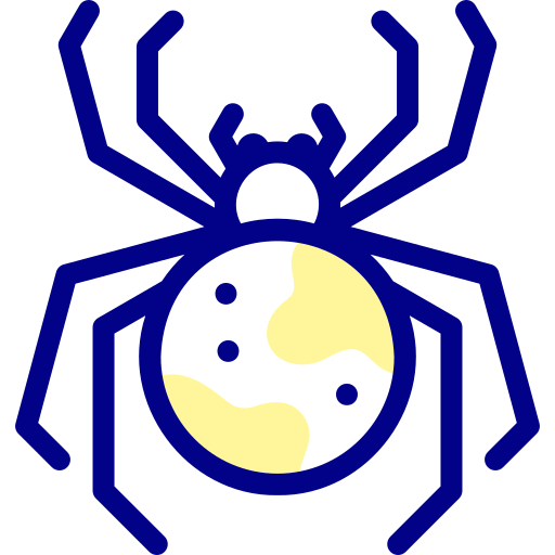 spinne Detailed Mixed Lineal color icon