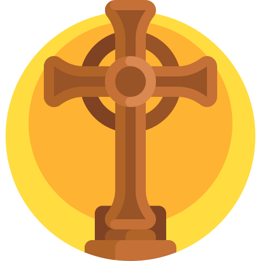 Крест Detailed Flat Circular Flat иконка