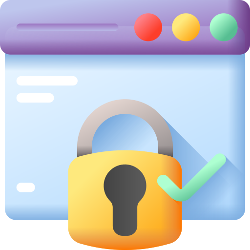 Lock 3D Color icon