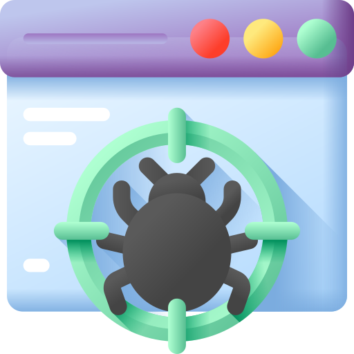 ウイルス対策 3D Color icon