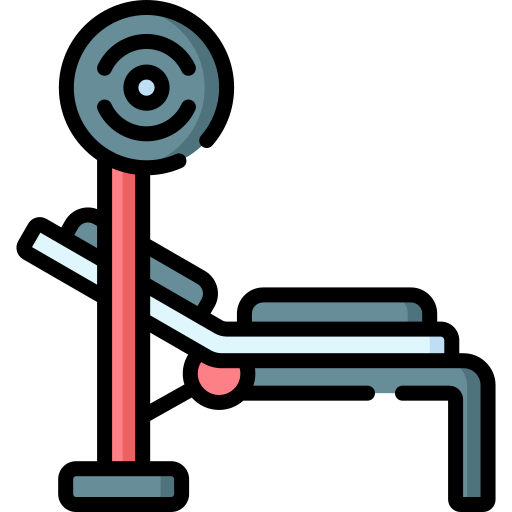 Bench press Special Lineal color icon