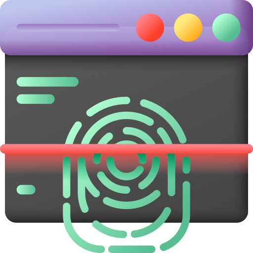 Отпечаток пальца 3D Color иконка