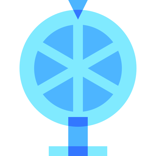 Wheel of fortune Basic Sheer Flat icon