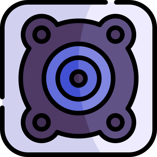 Woofer Kawaii Lineal color icon