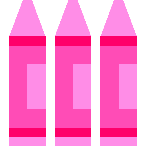 Crayons Basic Sheer Flat icon