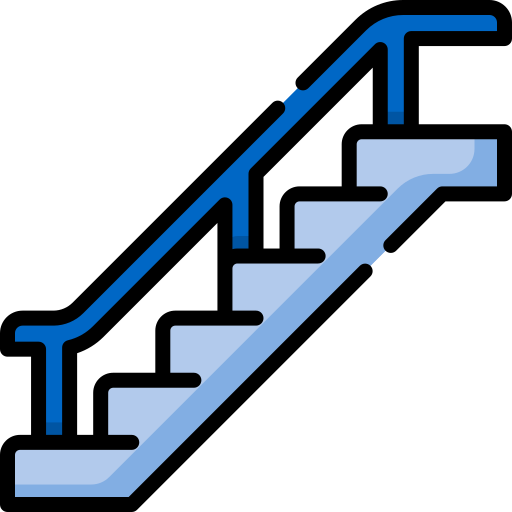 treppe Special Lineal color icon