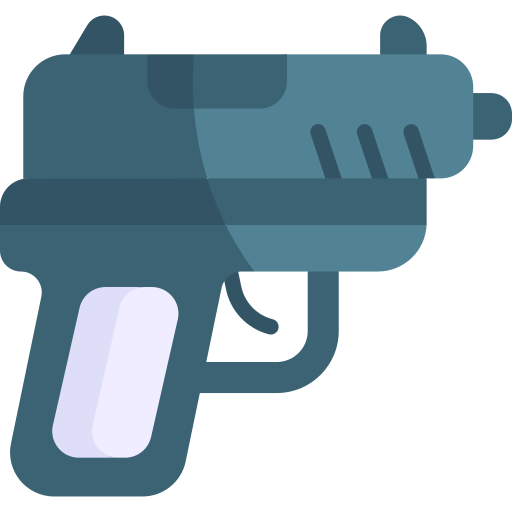 Pistol Kawaii Flat icon